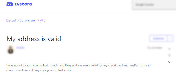Invalid payment source discord как решить