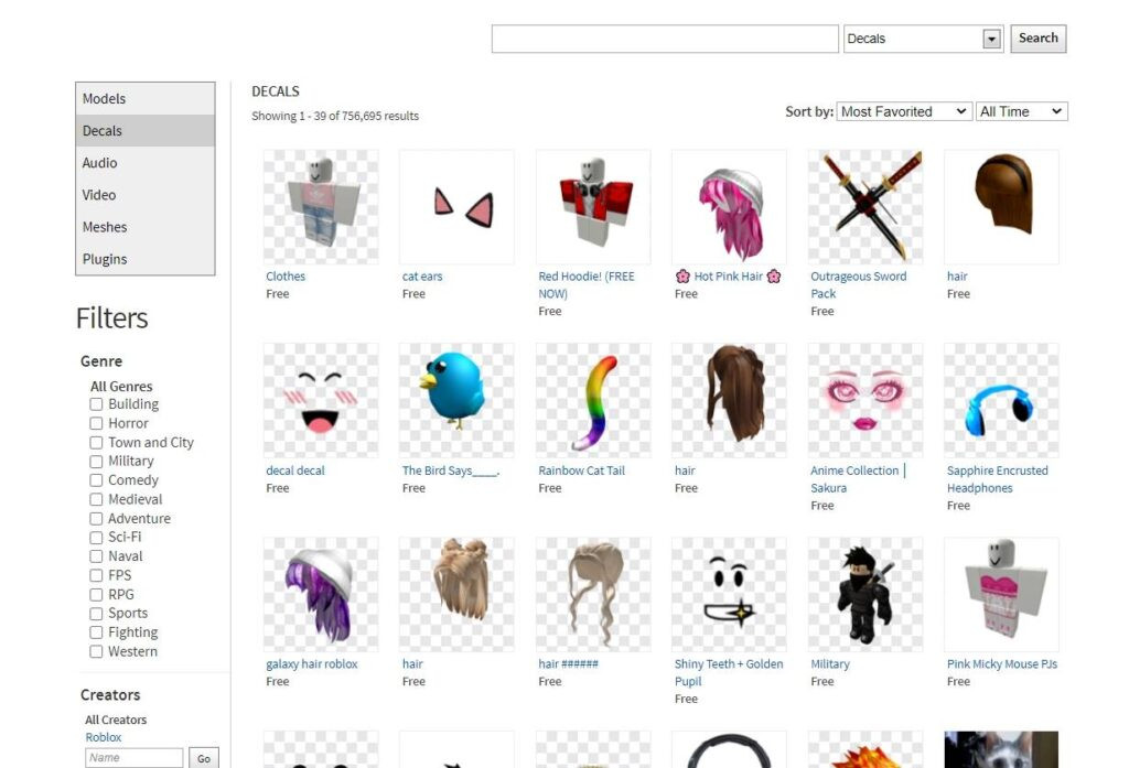 Roblox Image Ids List