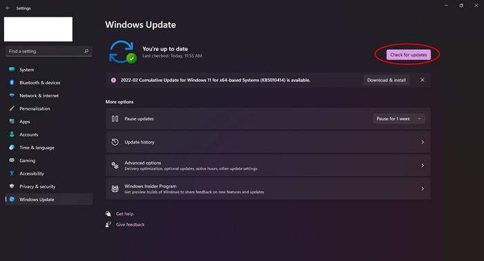 windows-check-for-update