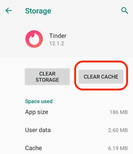 Tinder not loading after sign in