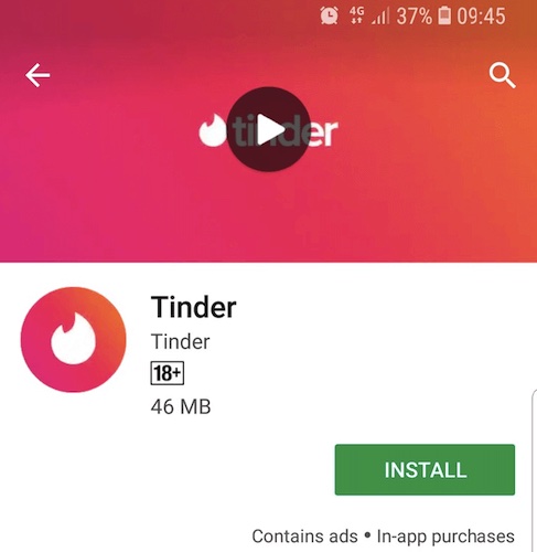 Tinder not loading after sign in