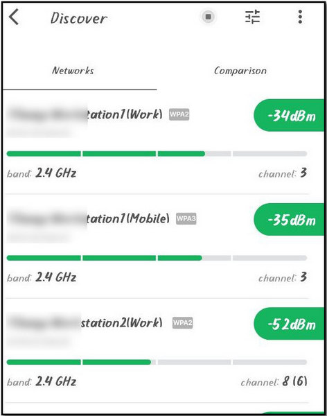 band-quality-channel-number-and-mac-address