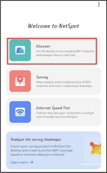 discover-survey-and-internet-speed-test-options