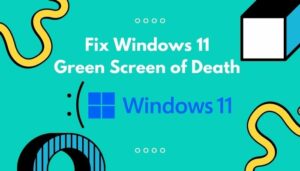 Fix Windows 11 Green Screen Of Death [8 Easiest Methods ’24]