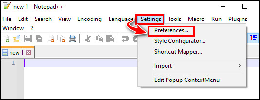 notepad-settings-preference