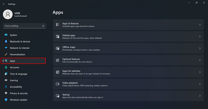 select-the-apps-menu
