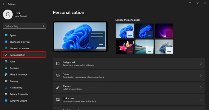 select-the-personalization