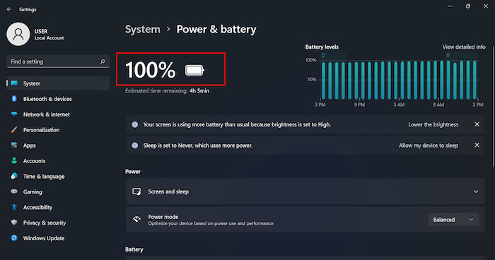 How to Show Battery Percentage on Windows 11 [Tested 2022]