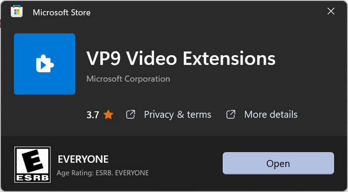 vp9-video-extension-open