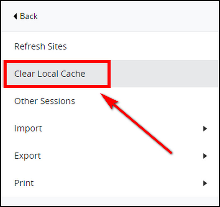 clear-local-cache