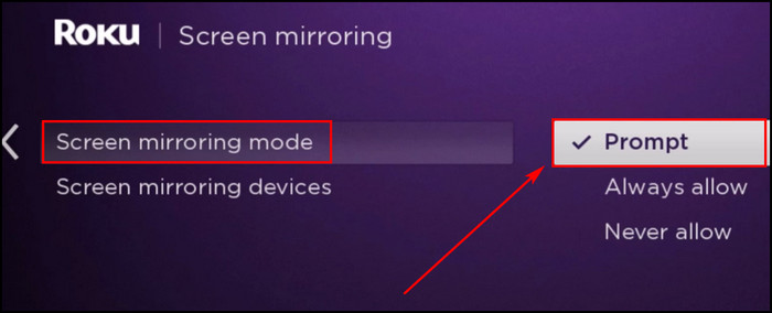 click-on-prompt-in-roku