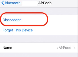 disconnect-airpods