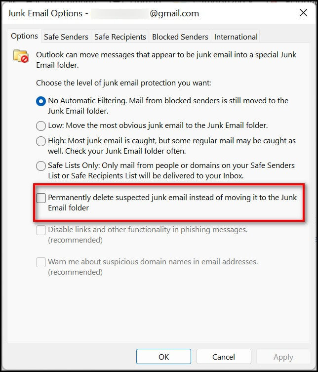 outlook-junk-email-options