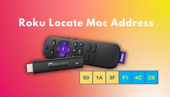 how to find mac address on roku tv