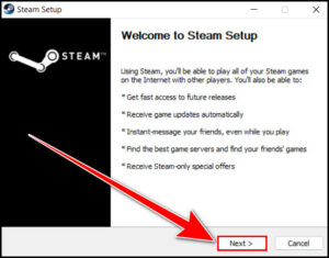 How To Download Install Steam On Windows 11 Guide 2024   Steam Setup Next 300x235 