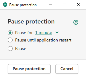 Pause-protection