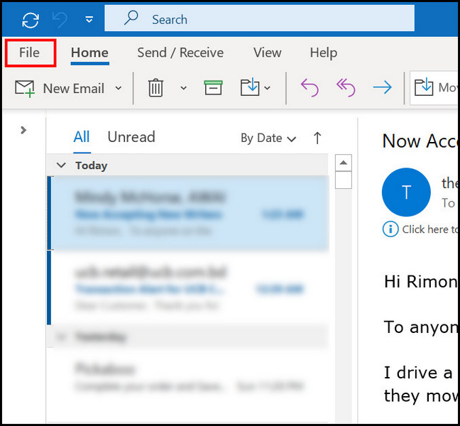 click-on-file-tab-in-Outlook