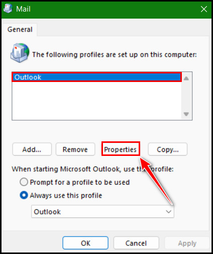click-on-properties-of-outlook-account