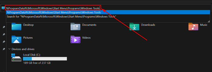 copy-and-paste-windows-tools-path-in-file-explorer