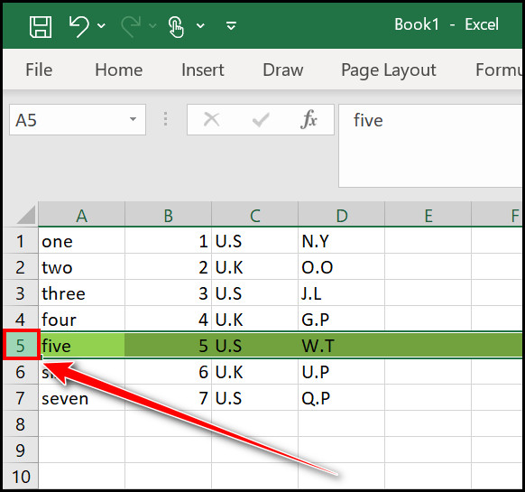 excel-click-row-number