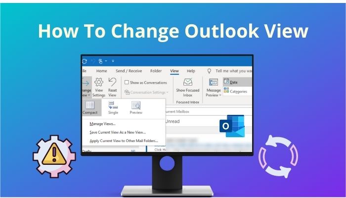 how-to-change-outlook-view