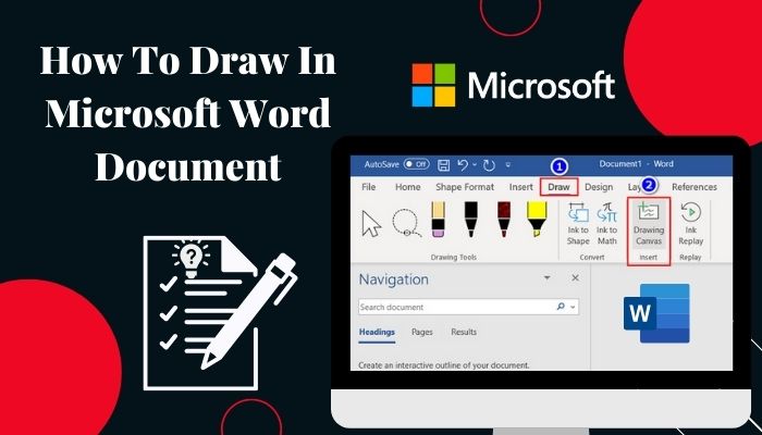 How To Draw In Microsoft Word Document With Pictures 23