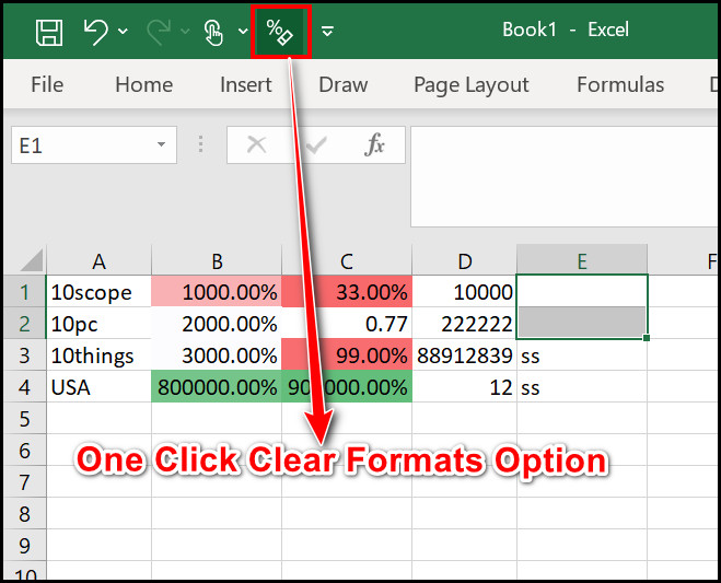 How To Clear Formatting In Ms Excel With Shortcut 2024 0496