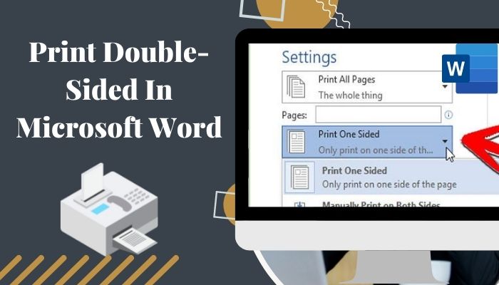 microsoft word mac 2011 double sided printing