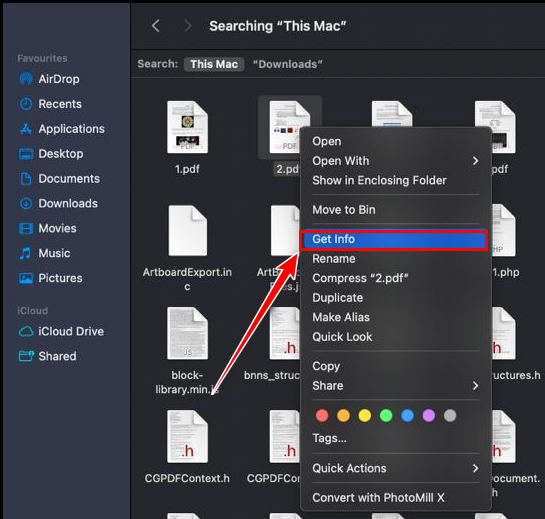 right-click-on-the-pdf-file-and-choose-get-info-option-in-mac
