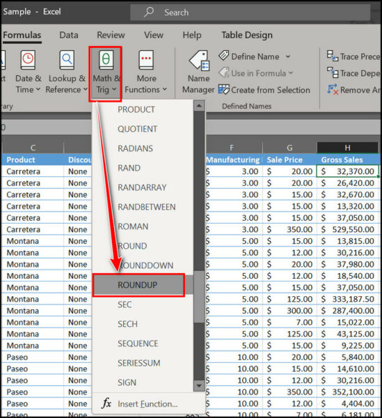 how-to-round-up-in-excel