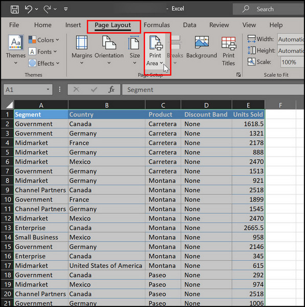 How to Setup Print Area in Excel [Customization Guide 2024]