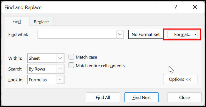 select-the-format-in-find-and-replace