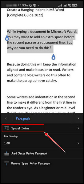 tap-on-special-indent-on-android-ms-word