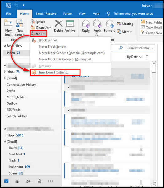 Can You Disable Junk Mail In Outlook