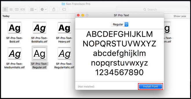 install-font-mac