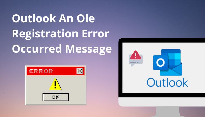 Ошибка регистрации ole outlook 2003