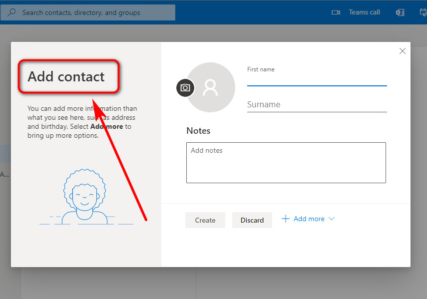 outlook-web-version-add-new-contact-save