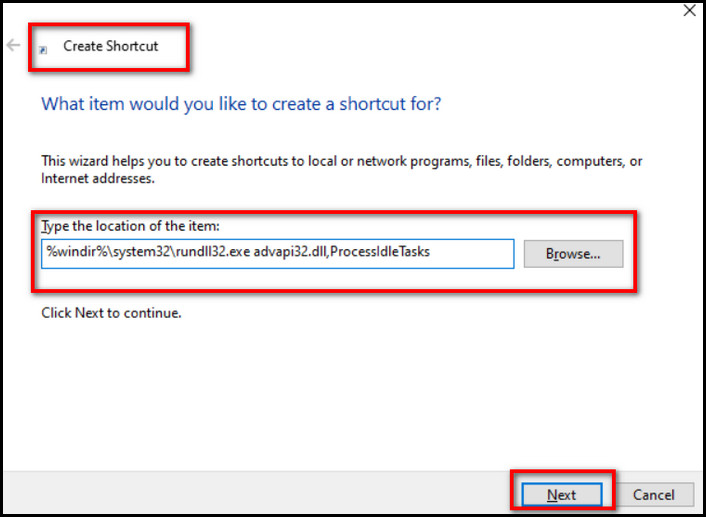 windows-10-create-a-clear-ram-cache-shortcut