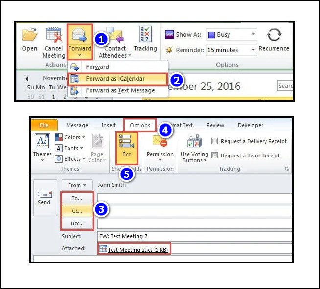 Add Bcc in Outlook Calendar Invite [Ensure Data Safety 2023]