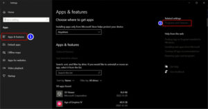 Open Programs and Features in Windows 10 [The Fastest Way]