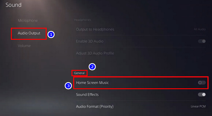 audio-output-general-home-screen