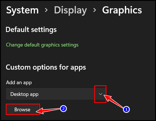 choose-add-an-app-option-and-click-browse