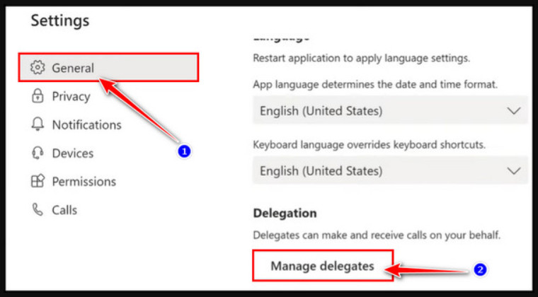 click-on-manage-delegates-in-teams-settings