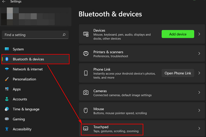 click-touchpad-from-bluetooth-and-devices-settings