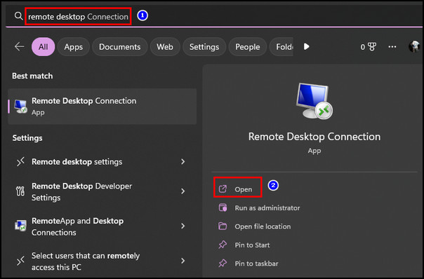 launch-remote-desktop-from-windows-search