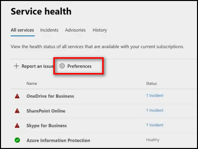 office-service-health-preferences