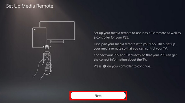 ps5-media-remote-set-up-start