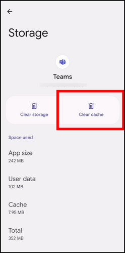teams-android-clear-cache