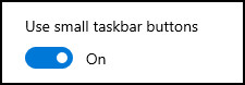 use-small-taskbar