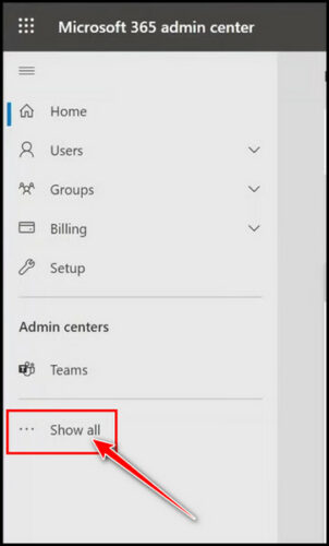 click-show-all-button-from-ms-365-admin-center